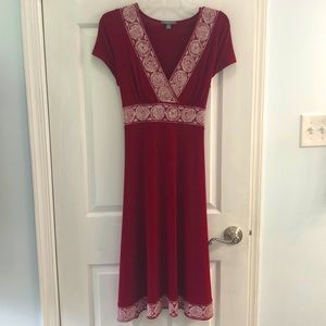 Medium deep red women’s dress